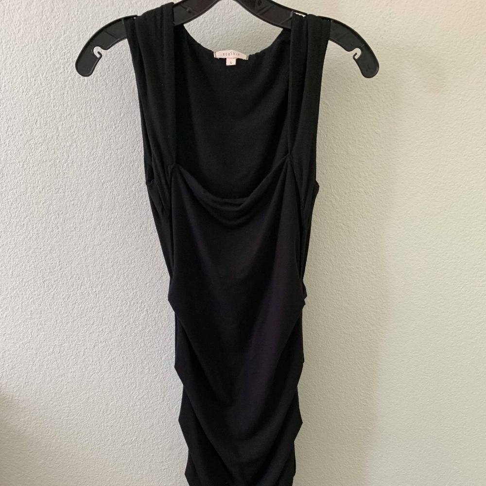 Ecoskin Women's Black Bodycon Dress Size Small